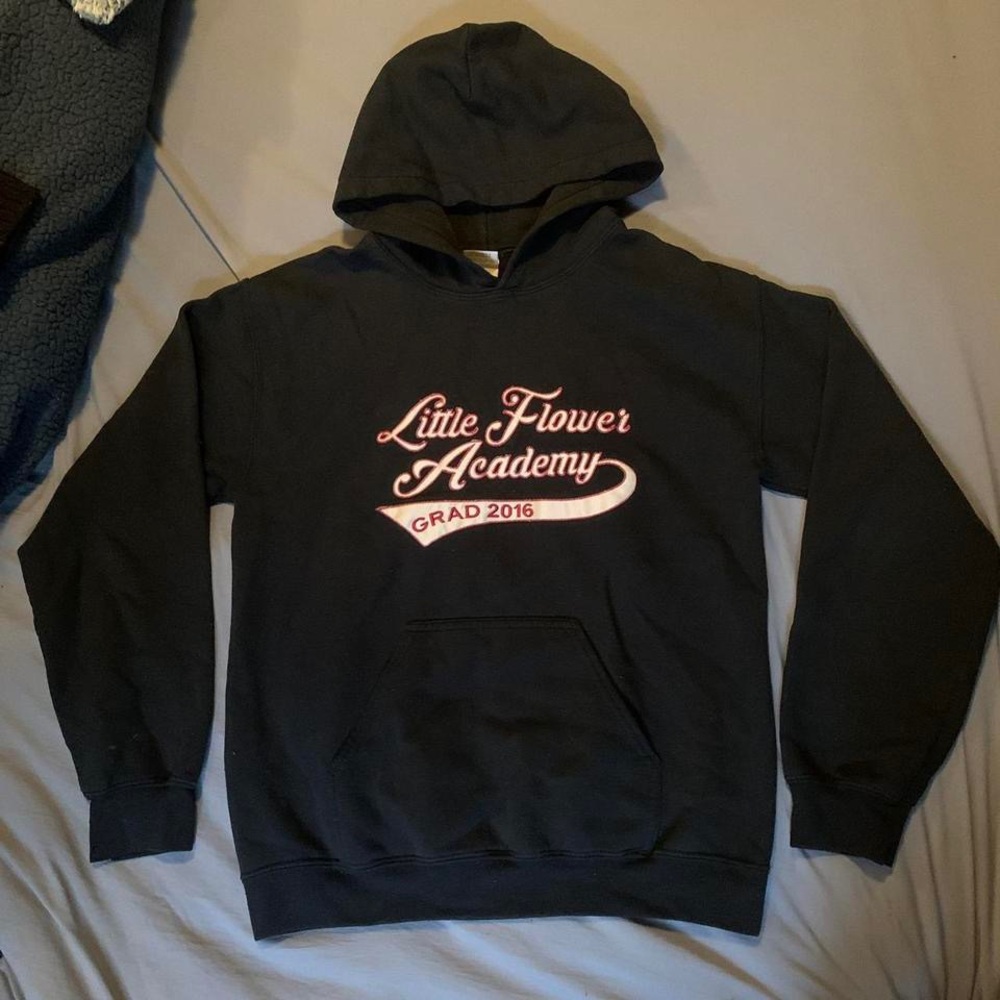 3 For $25 Gildan Little Flower Academy Grad 2016 Black Pullover Hoodie